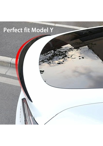 Tesla Model Y Bagaj Üstü Piano Black Spoiler modelleri