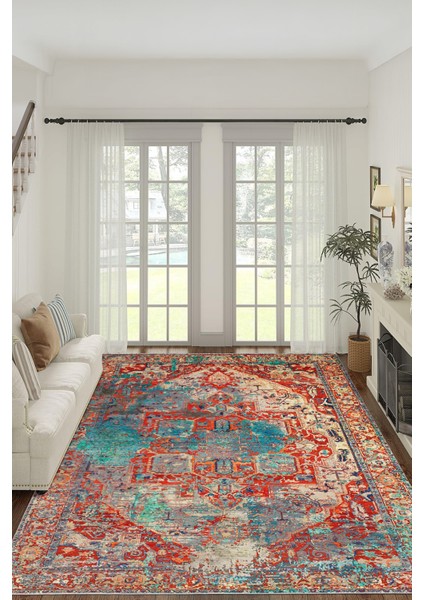 Yeni Desen Yıkanabilir Kaymaz Tabanlı Bohem Tarz Dijital Baskı Salon Halısı, Yumuşak Dokulu Lüks Halı Modeli ve 40 x 60 Kırmızı Renk Dikdörtgen Halı fiyatları