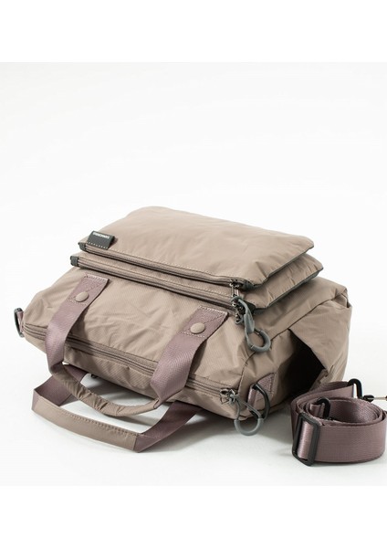 Sanmorris Kadın 4 Bölmeli Paraşüt Kumaş Ayarlanabilir Çapraz Askılı El ve Omuz Çantası indirimleri