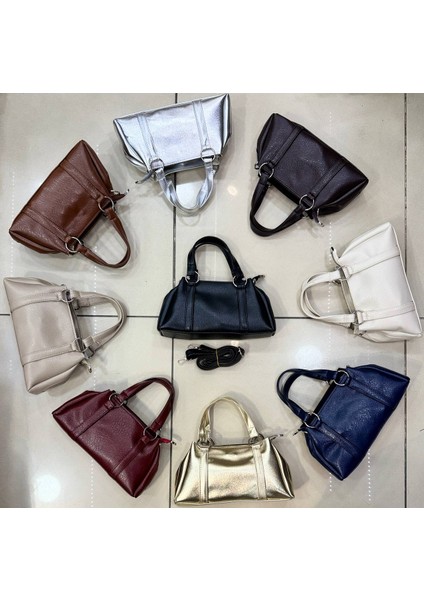 Çapraz Omuz Askılı Soft Suni Deri Halka Detaylı Kadın El ve Omuz Çantası fiyatları