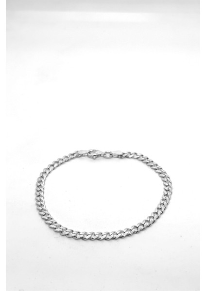 Ince Zincir Gurmet Gümüş Bileklik