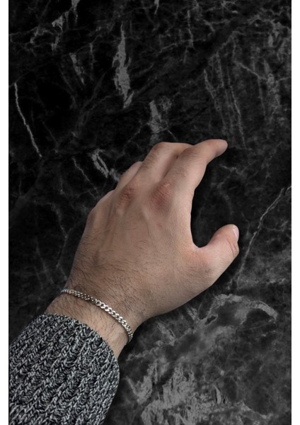 Ince Zincir Gurmet Gümüş Bileklik fiyatları