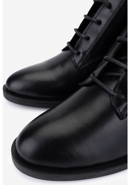 Kadın Hakiki Deri Siyah Topuklu Bot 33 5010-1 Bn Bot SK25-26 Sıyah Dr modelleri