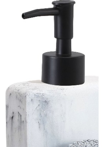 Kavren Polyresin Hazneli Sıvı Sabunluk – Sünger Bölmeli Mutfak Deterjanlık 500 ml (Sünger Hediyeli) modelleri