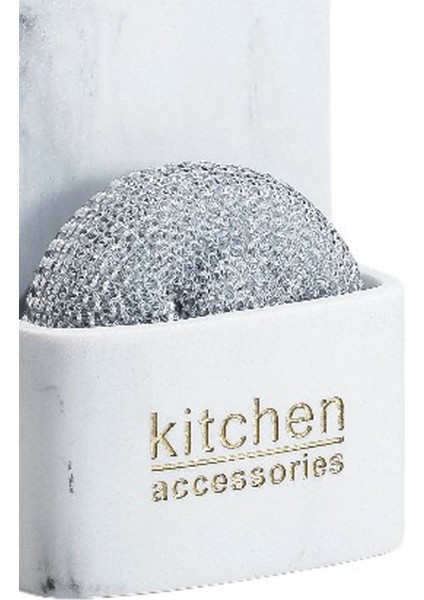 Kavren Polyresin Hazneli Sıvı Sabunluk – Sünger Bölmeli Mutfak Deterjanlık 500 ml (Sünger Hediyeli) indirimleri