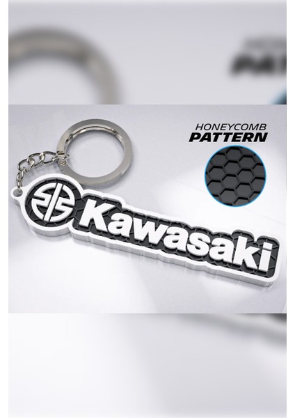 Kawasaki Anahtarlık – 3D Baskı Motosiklet Logolu Şık Anahtarlık | Motor Tutkunlarına Özel