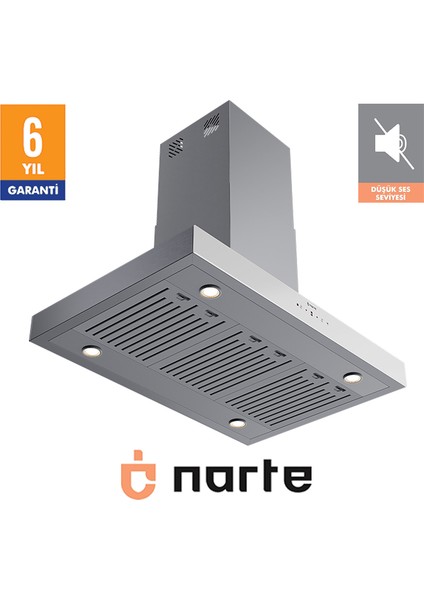 -HI30190W 90 cm Beyaz Ada Tipi Davlumbaz -6 Yıl Garantili -Yüksek Performans fiyatları