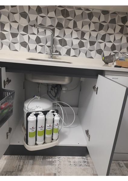 Waterbank 12 Litre Çelik Tanklı 5 Aşamalı Pompalı Pompasız Kırmızı Mavi Turkuaz Renk Tercihi Su Arıtmacihazı modelleri