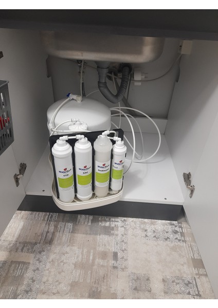 Waterbank 12 Litre Çelik Tanklı 5 Aşamalı Pompalı Pompasız Kırmızı Mavi Turkuaz Renk Tercihi Su Arıtmacihazı indirimleri