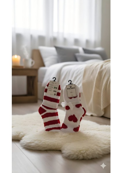 2 'li Pelüş Ev /uyku Çorabı Numara: 36-38 fiyatları