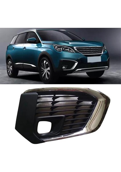Sol Ön Tampon Sis Lambası Çerçevesi Sis Izgarası Peugeot Için Izgara Kaplama 5008 16119191980 (Yurt Dışından) fırsatları