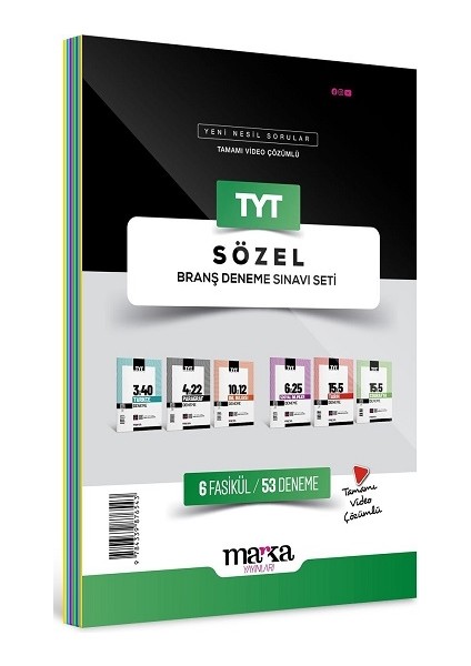 2025 Tyt Sözel Branş Deneme Sınavı Seti 6 Fasikül 53 Deneme