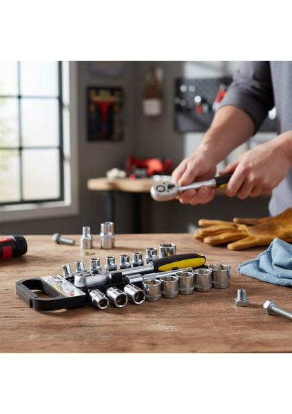 Profesyonel 1/2" Lokma Anahtar Seti 20 Parça Profesyonel Çok Amaçlı Tamir Bakım Lokma Takımı fiyatları
