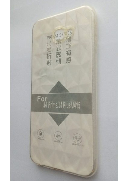 ESLIFETECH26AKSESUAR Samsung Galaxy J4 Prime/j4 PLUS/J415 Uyumlu Şeffaf Diamond Prizma Kılıf-Şeffaf fırsatları