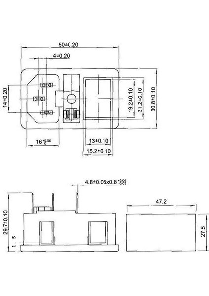 MR-214A Power Soket Erkek Anahtarlı + Fuseli Kulaksız fırsatları