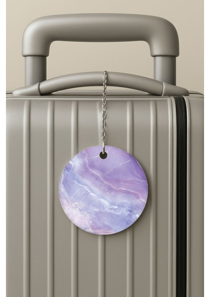 Pleksi Zincirli Bavul Etiketi Seyahat Tatil Için Tasarım Valiz Etiketi Ibiza