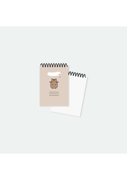 Sevimli Kedi Mini Not Defteri