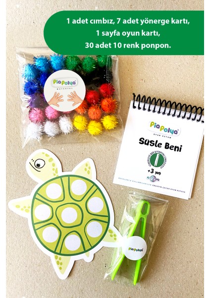 Oyun Kutum Süsle Beni | Yönerge Oyunu | Cımbız | Ponpon modelleri