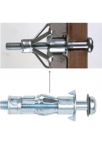 Çelik Alçıpan Boşluk Dübel Tuğla Paraşüt Duvar Bims Tuğla 4X38 Metal 5 Adet fiyatları