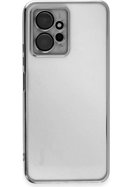 Xmpdby Newface Xiaomi Redmi Note 12 4g Kılıf Razer Lensli Silikon - Gümüş fiyatları