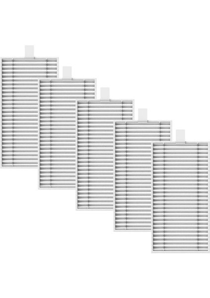 Viomi Uyumlu Alpha 2 Pro, V5 Pro, V5 Robot Süpürge Hepa Filtresi 5 Adet