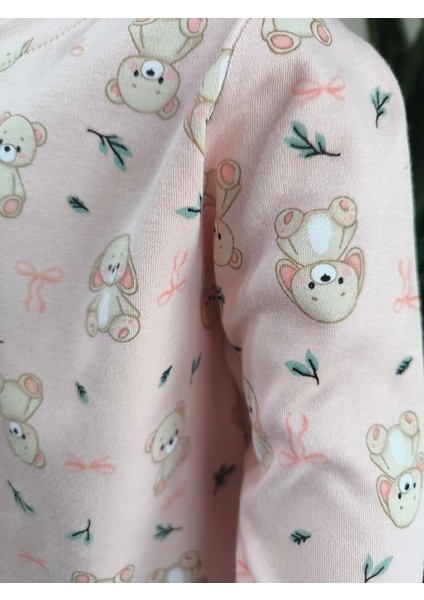 Kız-Erkek Bebek- Çocuk Pijama Takımı %100 Pamuk Uzun Kollu Önü Çıtçıtlı Mevsimlik indirimleri