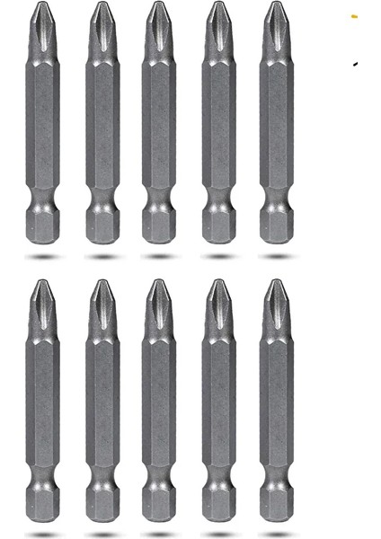 10 Adet Bhd Yıldız Bits Uç Ph2 50 mm
