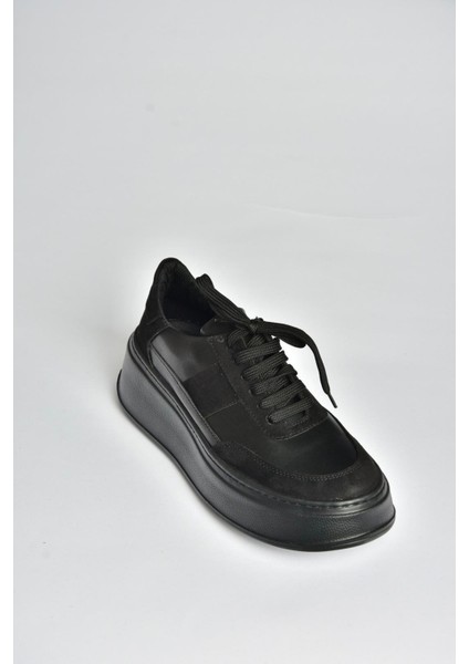V274949109 Siyah Kalın Tabanlı Spor Ayakkabı Sneakers indirimleri
