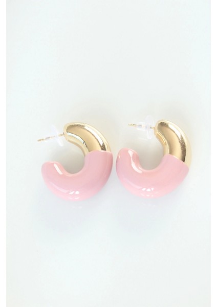 CCB Gül Kurusu Gold Çift Renk Küpe - TJ-BKP8872 fiyatları