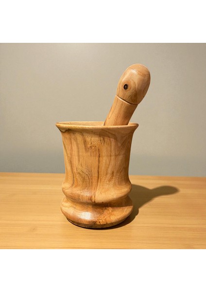 🌸✨ El Yapımı Erik Ağacından Ahşap Havan fiyatları