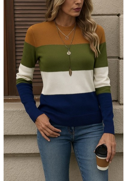 Kadın Uzun Kollu Yarı Balıkçı Yaka Triko Kazak modelleri