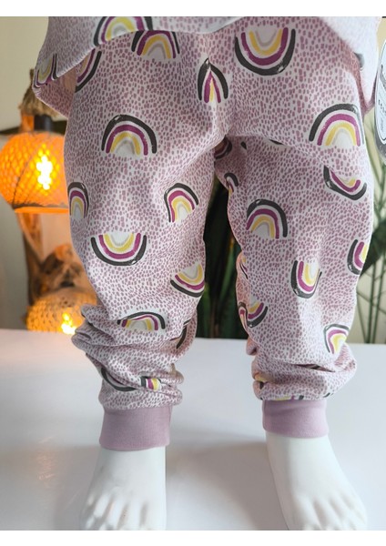 Kız-Erkek Bebek- Çocuk Pijama Takımı %100 Pamuk Uzun Kollu Önü Çıtçıtlı Mevsimlik