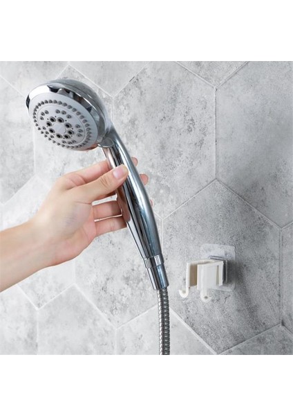 Duş Başlığı Askısı -Yapışkanlı 2 Kademeli Çift Askılı Lif Tutucu fiyatları