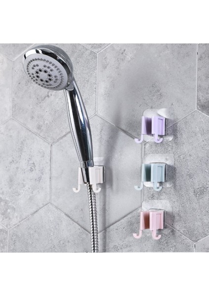 Duş Başlığı Askısı -Yapışkanlı 2 Kademeli Çift Askılı Lif Tutucu fırsatları