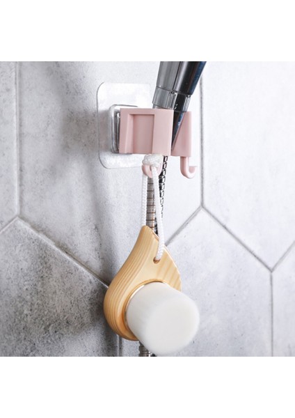Duş Başlığı Askısı -Yapışkanlı 2 Kademeli Çift Askılı Lif Tutucu indirimleri