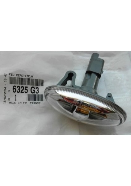 Fiat Doblo- 2024-2025 Çamurluk Sinyali Seffaf Sağ/sol Aynı (Adet) (Duylu) (Ampüllü) Oem No (6325G3)