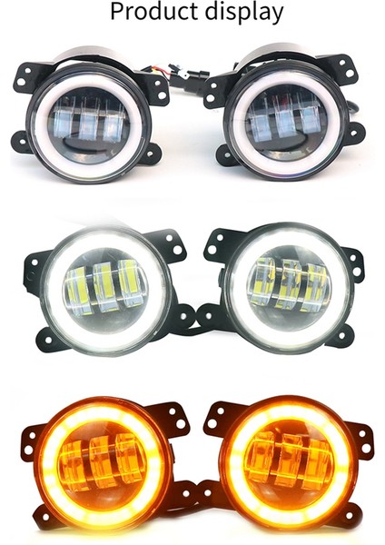 Land Rover Range Rover Discovery Için Sis Farları Montajı 4 Lr2 2010-2016 Angel Göz Başı Işığı LED Gündüz Koşu Işığı (Yurt Dışından) fiyatları