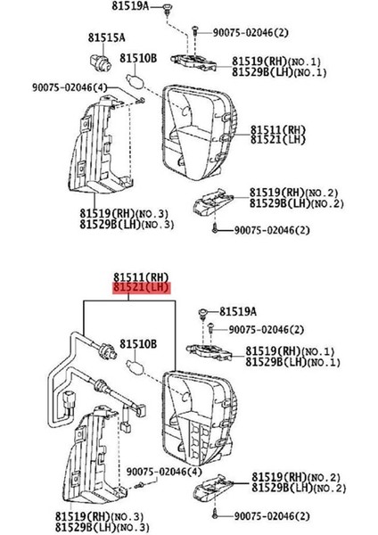 Sağ Ön Sis Lambası LED Dönüş Sinyali Işığı ile Ampul 81511-47060 Prius 2012-2015 Gündüz Park Lambası Amberwhite (Yurt Dışından) modelleri