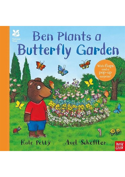 Ben Plants A Butterfly Garden - Axel Scheffler National Trust Planting Books