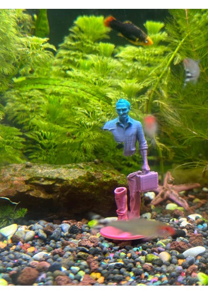 Modern Büst Figür Dekor – Çantalı Tasarım – Karışık Renk Geçişli