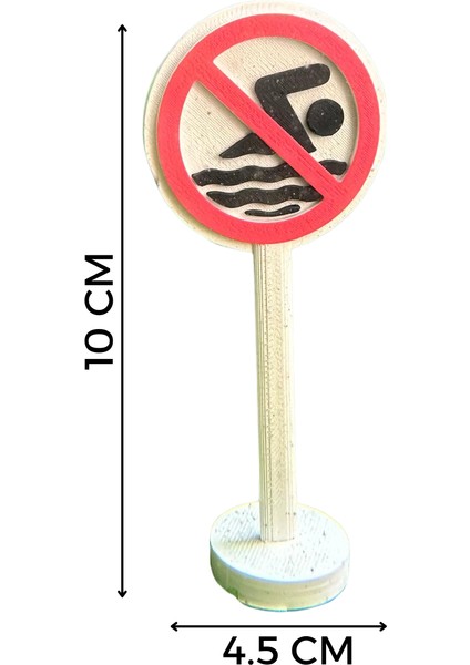 Yüzmek Yasaktır Tabelası modelleri