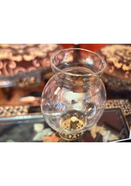 Fransız Pirinç Gaz Lambası 23,5 cm Boyunda fiyatları