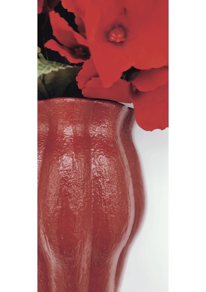 | Dokulu Bohem Vazo | Ruby Bordo fırsatları