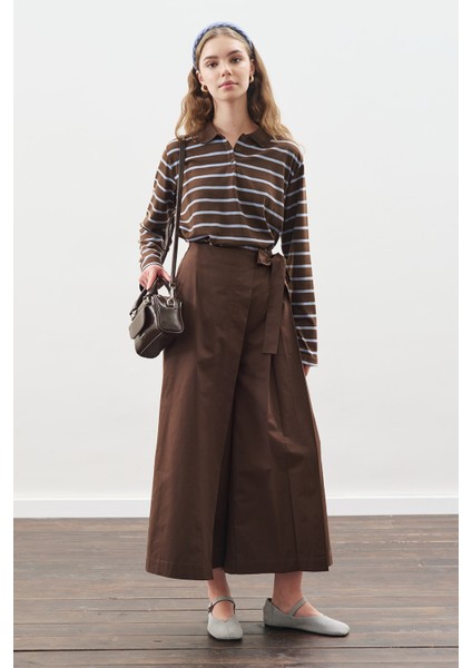 Polo Yaka Çizgili Tshırt Mavi fiyatları