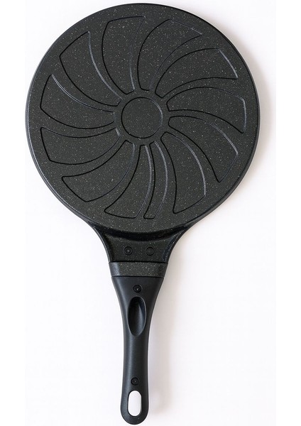 Granit Döküm Pankek ve Krep, Gözleme Tava Seti - 2 Parça fırsatları