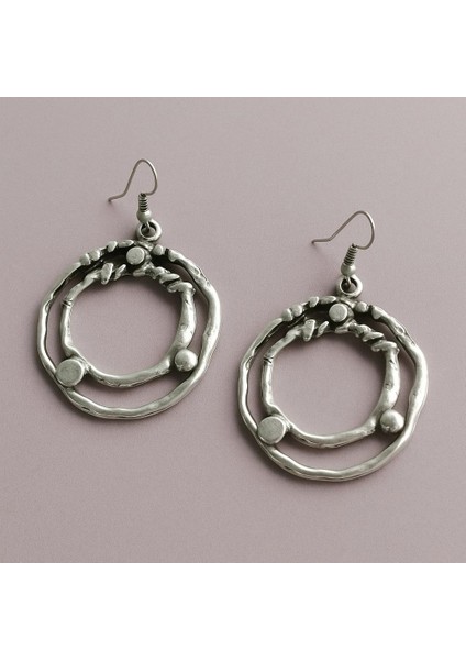 Ince Çember Şekilli Kadın Küpe Çift Adet Gümüş Kaplama El Yapımı Küpe fiyatları