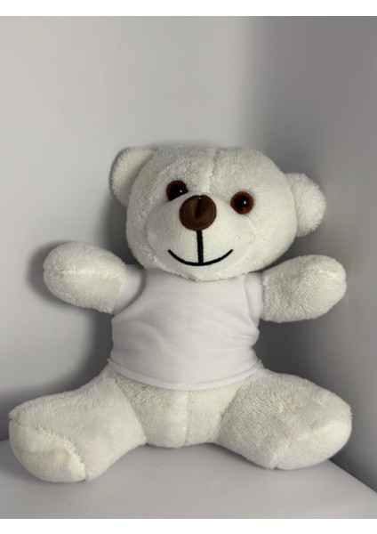 Kişiselleştirilebilir Peluş Beyaz Ayıcık | Yelkovan Studio fiyatları