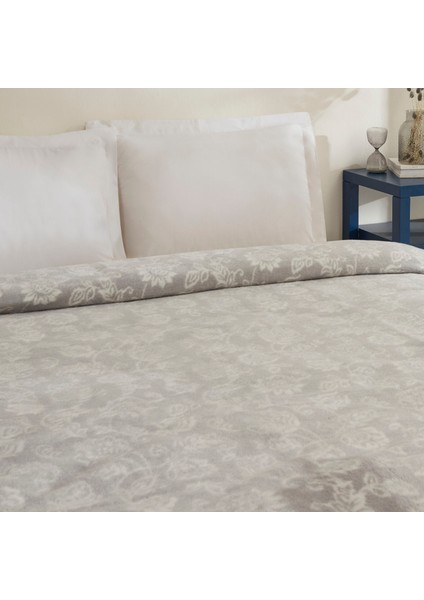 Glorinda Çift Kişilik Akrilik Battaniye Açık Gri modelleri