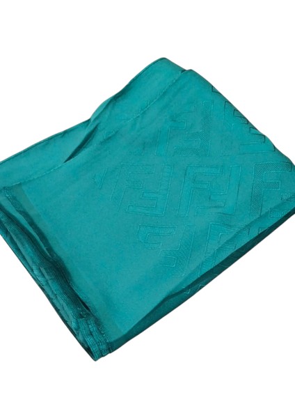 F Desen Ipek Jakarlı Şal Açık Zümrüt Yeşili fırsatları