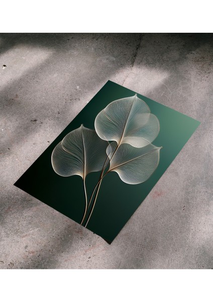 Çerçevesiz Poster,pembe Yaprak Temalı Dijital Baskı Poster, Ev, Ofis, Salon Dekorasyon